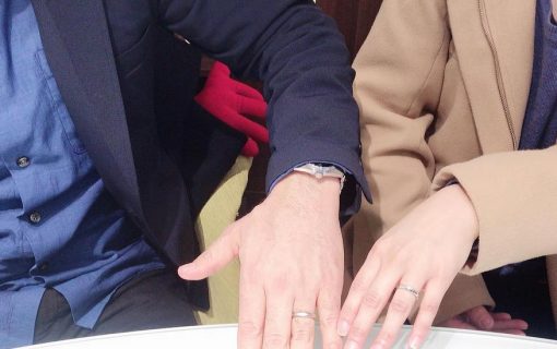 結婚指輪ご成約のお客様　マサ様ご夫妻　静岡県焼津市